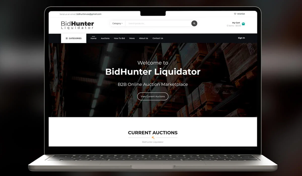 B2B аукціон у США «BidHunter Liquidator»